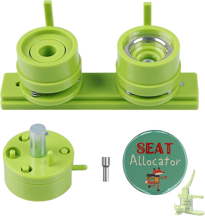 Happizza interchangeable round button press mold