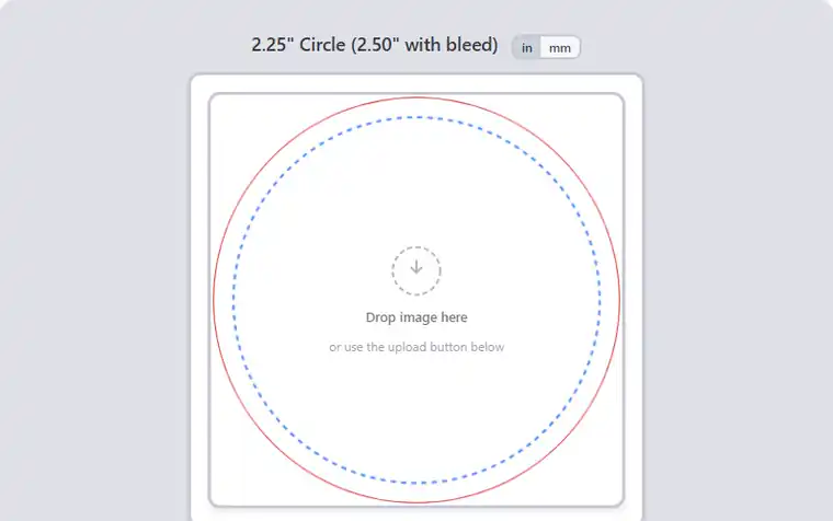 Uploading and positioning an image on a cutout template